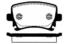 Sada brzdových destiček, kotoučová brzda RAICAM RA.0818.1