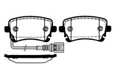 Sada brzdových destiček, kotoučová brzda RAICAM RA.0819.0