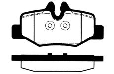 Sada brzdových destiček, kotoučová brzda RAICAM RA.0845.0