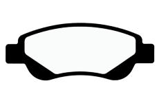 Sada brzdových destiček, kotoučová brzda RAICAM RA.0858.0