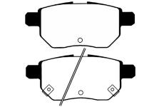 Sada brzdových destiček, kotoučová brzda RAICAM RA.0864.1
