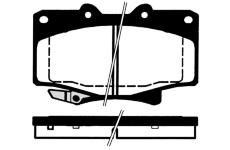 Sada brzdových destiček, kotoučová brzda RAICAM RA.0869.0