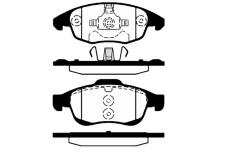 Sada brzdových destiček, kotoučová brzda RAICAM RA.0889.0