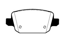 Sada brzdových destiček, kotoučová brzda RAICAM RA.0895.0