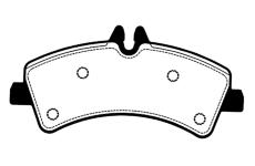 Sada brzdových destiček, kotoučová brzda RAICAM RA.0901.0