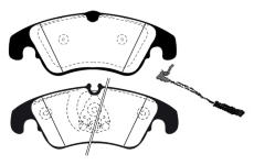 Sada brzdových destiček, kotoučová brzda RAICAM RA.0914.1