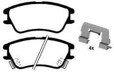 Sada brzdových destiček, kotoučová brzda RAICAM RA.0917.0K1