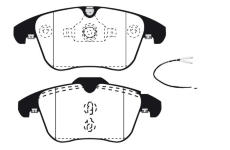 Sada brzdových destiček, kotoučová brzda RAICAM RA.0929.2