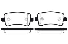 Sada brzdových destiček, kotoučová brzda RAICAM RA.0964.0