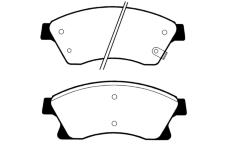 Sada brzdových destiček, kotoučová brzda RAICAM RA.0969.0