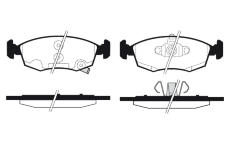 Sada brzdových destiček, kotoučová brzda RAICAM RA.0970.3