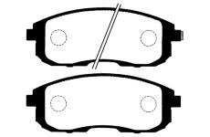 Sada brzdových destiček, kotoučová brzda RAICAM RA.0971.0