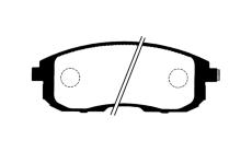 Sada brzdových destiček, kotoučová brzda RAICAM RA.0971.1