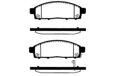 Sada brzdových destiček, kotoučová brzda RAICAM RA.0975.0