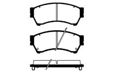 Sada brzdových destiček, kotoučová brzda RAICAM RA.0976.0