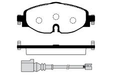 Sada brzdových destiček, kotoučová brzda RAICAM RA.0993.0