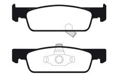 Sada brzdových destiček, kotoučová brzda RAICAM RA.0994.3