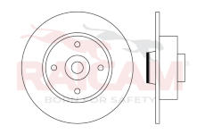 Brzdový kotouč RAICAM RD01541