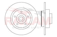 Brzdový kotouč RAICAM RD01550