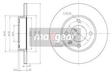 Brzdový kotouč MAXGEAR 19-0681