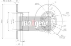 Brzdový kotouč MAXGEAR 19-0689