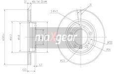 Brzdový kotouč MAXGEAR 19-0690