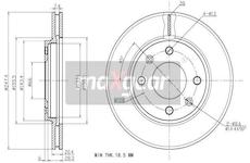 Brzdový kotouč MAXGEAR 19-0696