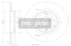 Brzdový kotouč MAXGEAR 19-0697