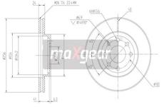 Brzdový kotouč MAXGEAR 19-0701