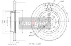 Brzdový kotouč MAXGEAR 19-0703