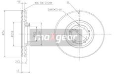 Brzdový kotouč MAXGEAR 19-0706