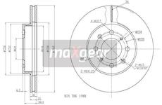 Brzdový kotouč MAXGEAR 19-0712