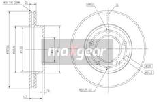 Brzdový kotouč MAXGEAR 19-0713