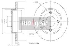 Brzdový kotouč MAXGEAR 19-0718