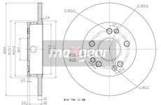 Brzdový kotouč MAXGEAR 19-0719