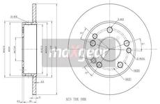 Brzdový kotouč MAXGEAR 19-0721
