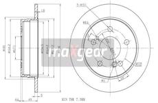 Brzdový kotouč MAXGEAR 19-0722