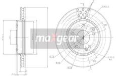 Brzdový kotouč MAXGEAR 19-0725