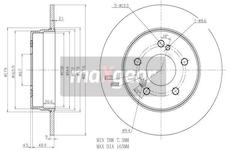 Brzdový kotouč MAXGEAR 19-0726
