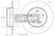 Brzdový kotouč MAXGEAR 19-0727