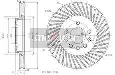 Brzdový kotouč MAXGEAR 19-0737