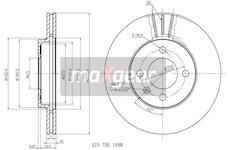 Brzdový kotouč MAXGEAR 19-0754