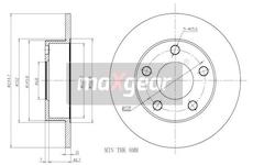 Brzdový kotouč MAXGEAR 19-0756