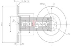 Brzdový kotouč MAXGEAR 19-0760