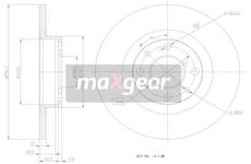 Brzdový kotouč MAXGEAR 19-0768