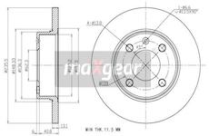 Brzdový kotouč MAXGEAR 19-0773