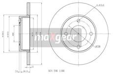 Brzdový kotouč MAXGEAR 19-0778