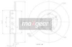 Brzdový kotouč MAXGEAR 19-0780