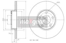 Brzdový kotouč MAXGEAR 19-0783