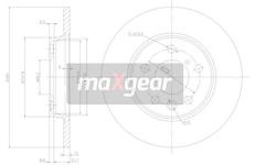 Brzdový kotouč MAXGEAR 19-0789